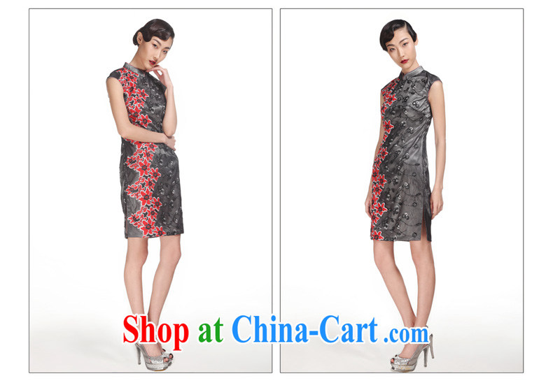 Wood is really the 2015 spring and summer new lace beauty short cheongsam Chinese dresses 21,816 01 black XXL pictures, price, brand platters! Elections are good character, the national distribution, so why buy now enjoy more preferential! Health