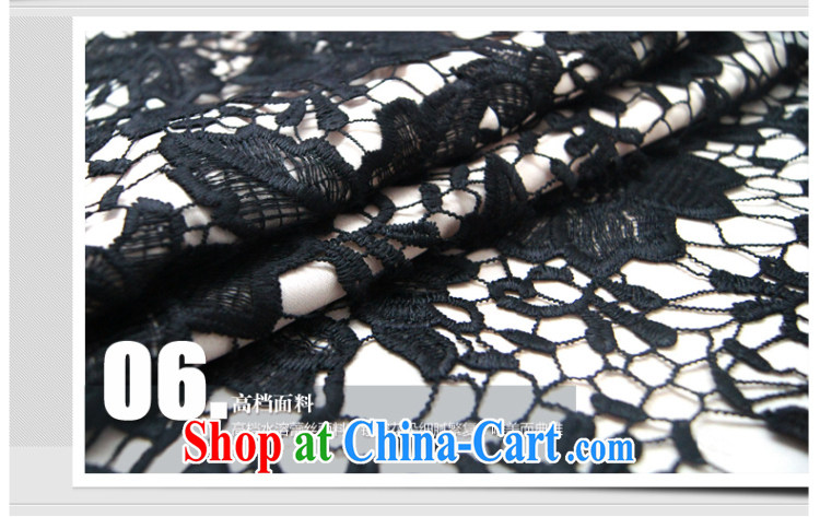 The CYD HO Kwun Tong' black temptation 2015 summer lace cheongsam improved stylish women's clothing retro dresses G 13,421 black XL pictures, price, brand platters! Elections are good character, the national distribution, so why buy now enjoy more preferential! Health