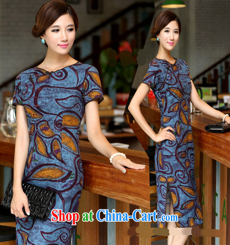 Jessup, 2015 spring and summer new female national round-collar, long, cultivating manual for improved stylish linen dresses qipao CCI 139 figure XL pictures, price, brand platters! Elections are good character, the national distribution, so why buy now enjoy more preferential! Health