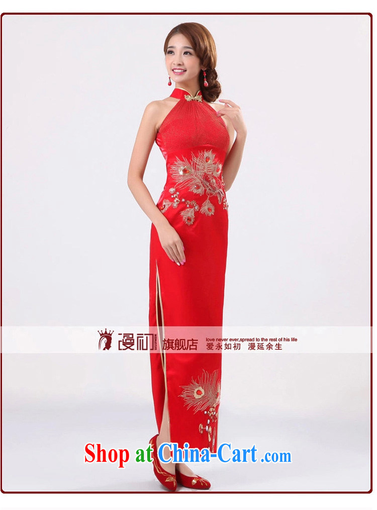 Early definition 2015 new bride antique dresses long, high on the truck classic wedding dresses serving toast red L pictures, price, brand platters! Elections are good character, the national distribution, so why buy now enjoy more preferential! Health