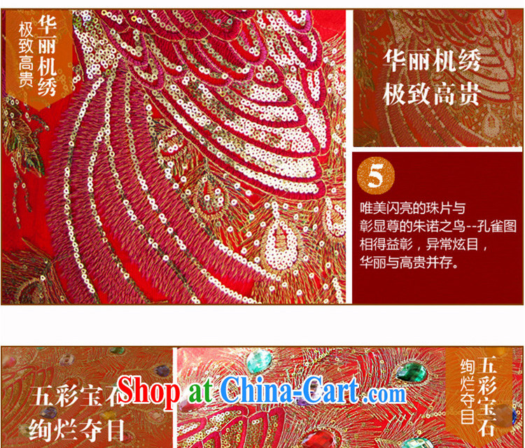 Diffuse early marriages improved cheongsam dress 2015 New Long cheongsam retro crowsfoot long cheongsam red L pictures, price, brand platters! Elections are good character, the national distribution, so why buy now enjoy more preferential! Health