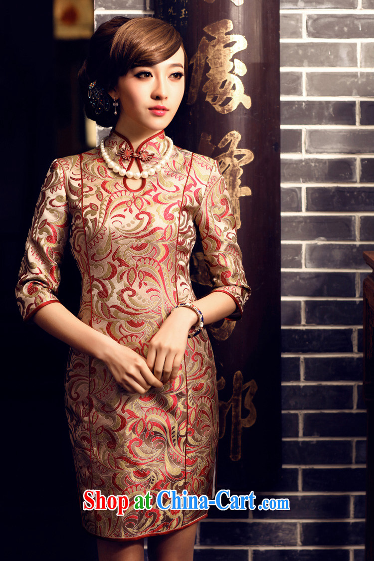Birds love the glass 2015 spring new women's clothing cheongsam dress silk tapestries the improved cheongsam, dress QC 433 fancy S pictures, price, brand platters! Elections are good character, the national distribution, so why buy now enjoy more preferential! Health
