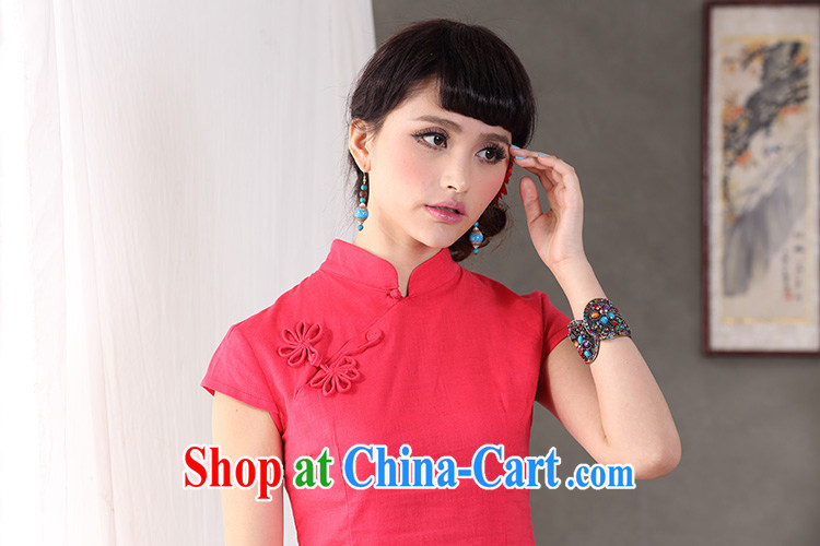 Jessup, 2015 spring and summer clothes New China wind is a hard, for cotton the improved cheongsam Chinese T-shirt shirt Chinese CFU of 179 red XXL pictures, price, brand platters! Elections are good character, the national distribution, so why buy now enjoy more preferential! Health