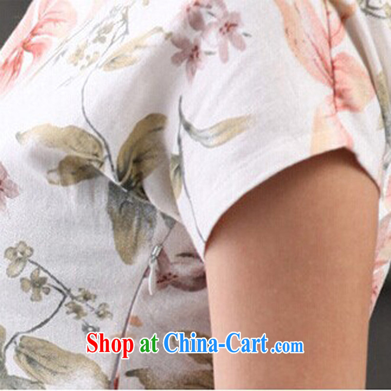 Cheng Kejie, Wiesbaden, 2015 spring and summer new female stamp small, for a tight-sleeved improved Chinese T-shirt shirt Chinese 805 CQP figure XXL, Jessup, and shopping on the Internet