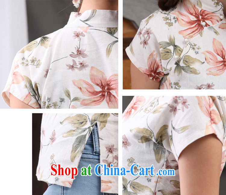 Cheng Kejie, Wiesbaden, 2015 spring and summer new female stamp small, for a tight-sleeved improved Chinese T-shirt shirt Chinese 805 CQP figure XXL pictures, price, brand platters! Elections are good character, the national distribution, so why buy now enjoy more preferential! Health