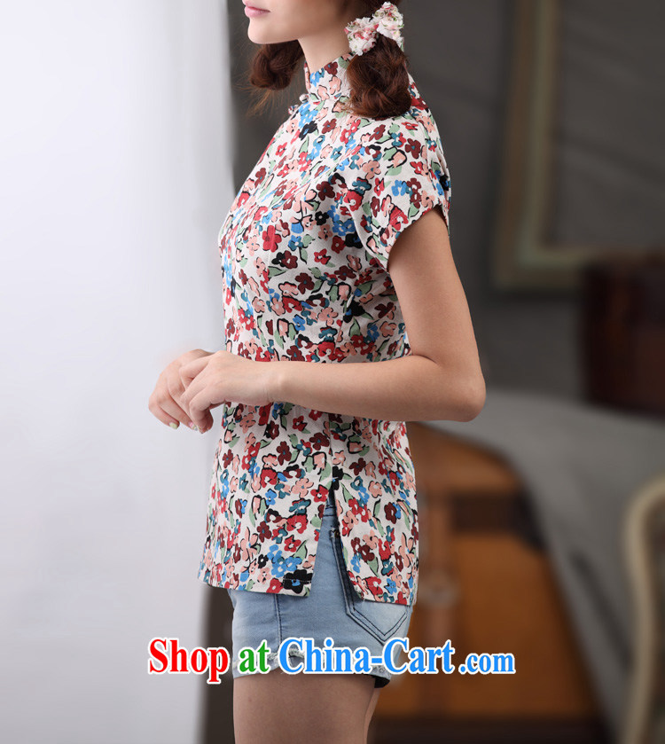 Jessup, 2015 spring and summer only China wind linen Chinese improved cheongsam Chinese T-shirt Chinese shirt CQP 817 figure M pictures, price, brand platters! Elections are good character, the national distribution, so why buy now enjoy more preferential! Health