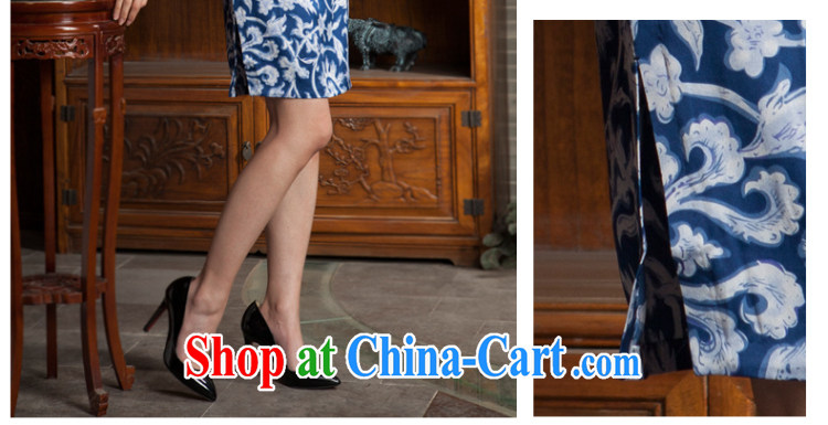 Princess 2014 summer new sauna silk silk leisure improved stylish beauty short qipao Cheong Wa Dae 5 XL pictures, price, brand platters! Elections are good character, the national distribution, so why buy now enjoy more preferential! Health