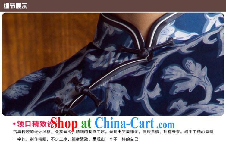 Princess 2014 summer new sauna silk silk leisure improved stylish beauty short qipao Cheong Wa Dae 5 XL pictures, price, brand platters! Elections are good character, the national distribution, so why buy now enjoy more preferential! Health
