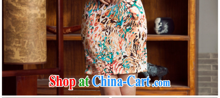Princess 2014 spring and summer new stylish improved sauna silk silk painting beauty short cheongsam floral 5 XL pictures, price, brand platters! Elections are good character, the national distribution, so why buy now enjoy more preferential! Health