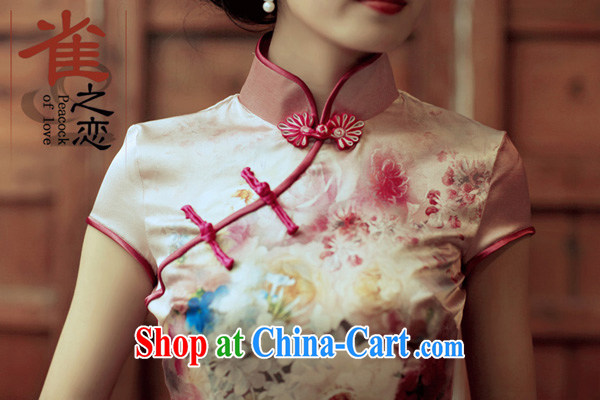 Bird lovers of youth is not central bank improved stylish short-sleeved silk short cheongsam shirt QD 315 figure S pictures, price, brand platters! Elections are good character, the national distribution, so why buy now enjoy more preferential! Health