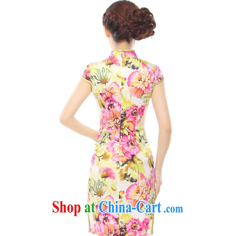 Slim li know that summer 2015 new heavy silk luxury goods skirt and elegant refined and Stylish retro dresses Q 05,989 picture color XXL, slim Li (Q . LIZHI), online shopping