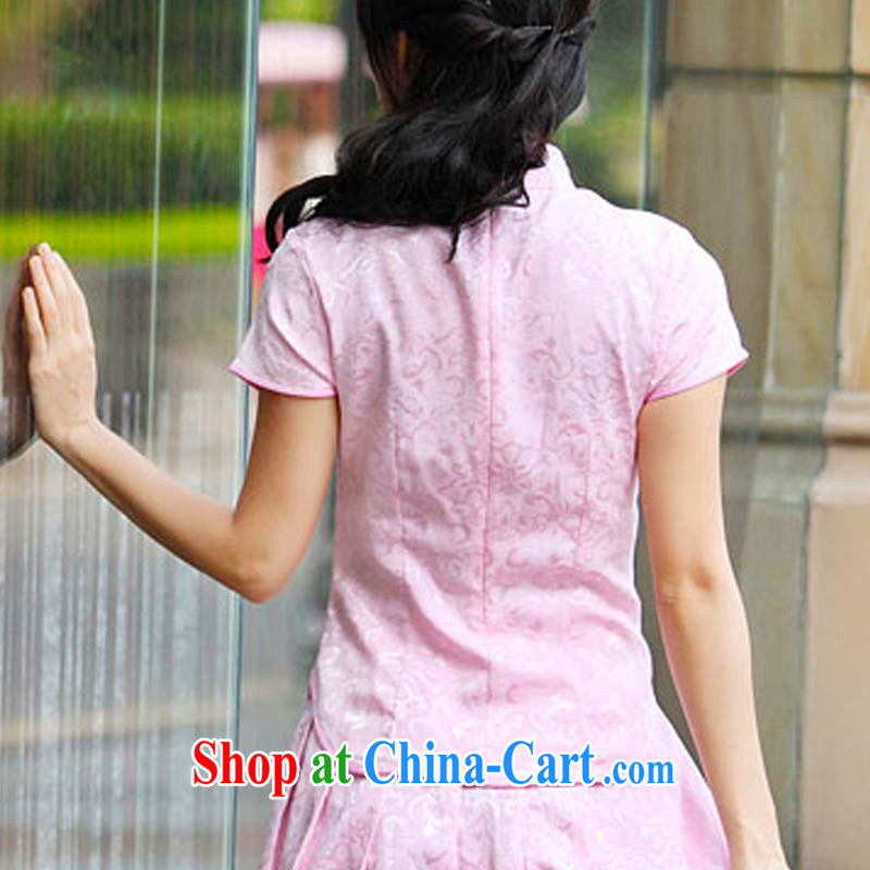 and Chuang Chuang 2015 summer, elegant antique cheongsam dress kit A 6908 #pink S, knowledge and strong and energetic, and, shopping on the Internet