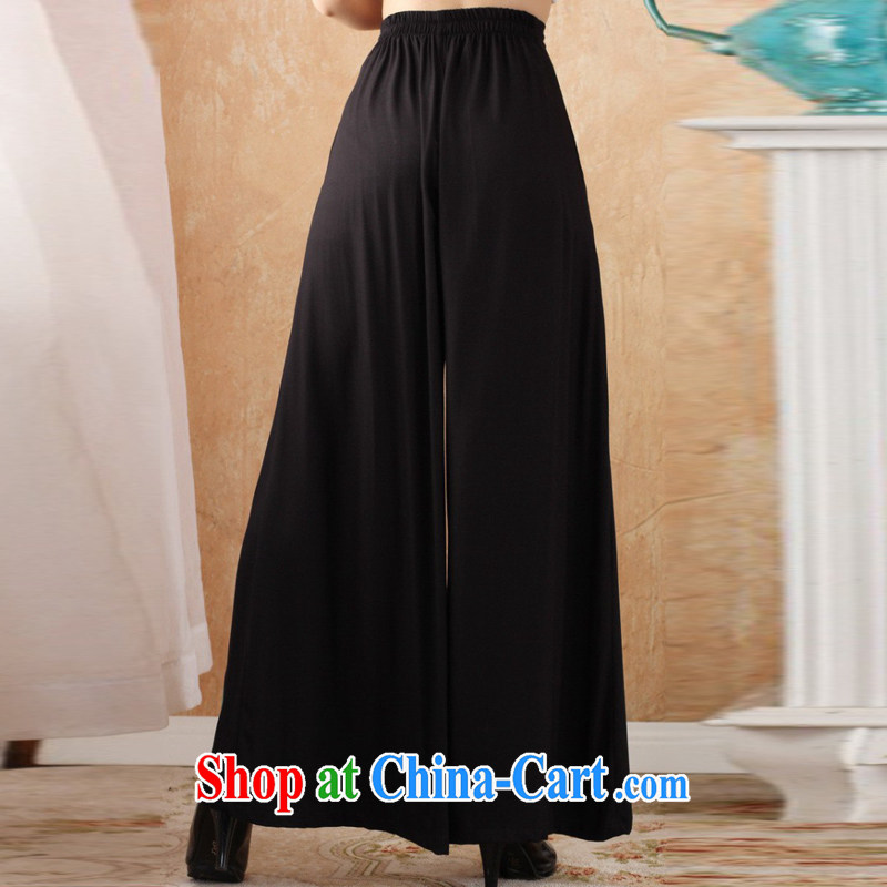 Jessup, 2015 spring and summer female lady 100 ground units the commission Wide Leg pants and skirts pants casual pants with short pants children 2369 - 4 black XXL, Jessup, and shopping on the Internet