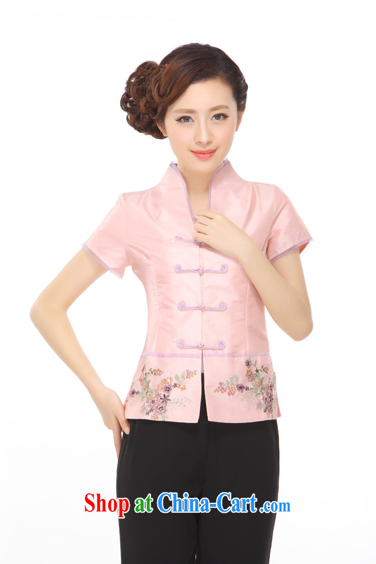 Slim li know summer 2015 new stylish and improved pearl-embroidered retro beauty, Tang with T-shirt Q 72,582 green XXXL pictures, price, brand platters! Elections are good character, the national distribution, so why buy now enjoy more preferential! Health