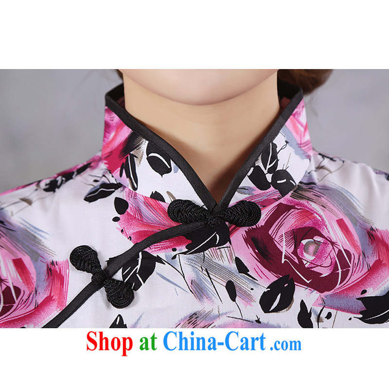 There is embroidery bridal 2015 summer new stylish and improved retro short cheongsam dress Chinese daily outfit QP - 365 XL Suzhou shipping and it is absolutely not a bride, shopping on the Internet