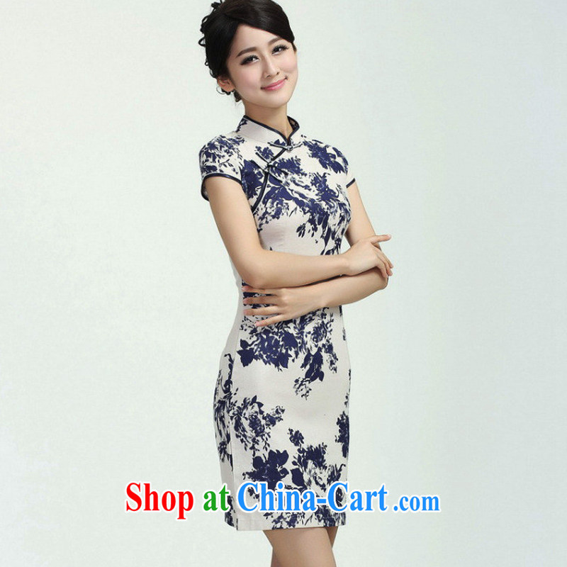 Jessup, 2015 spring and summer dress new retro Ethnic Wind improved, for manually for cultivating dresses Chinese qipao Female M 2368 3 with the Shannon M, Jessup, and shopping on the Internet