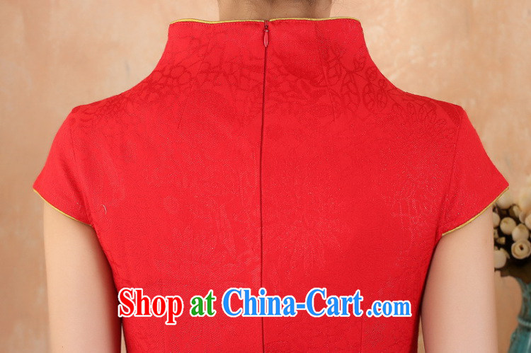Jessup, 2015 spring and summer women's clothing new stylish improved embroidered V 3 tablets for short-sleeved dresses dress girls dresses M 2969 red XXL pictures, price, brand platters! Elections are good character, the national distribution, so why buy now enjoy more preferential! Health