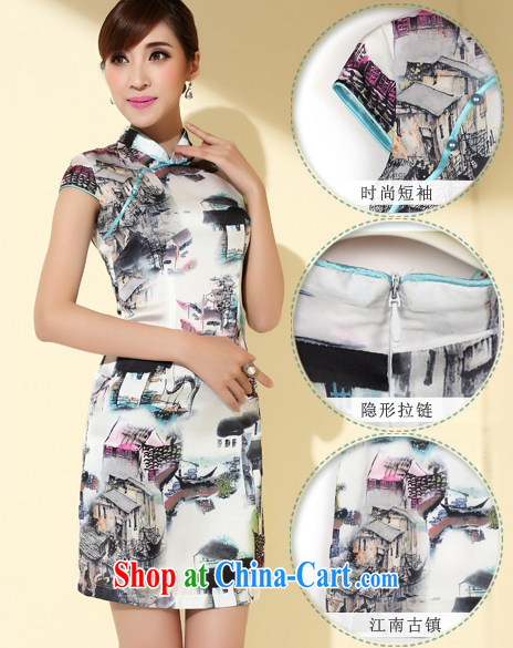 The CYD HO Kwun Tong' Water Village in Gangnam retro stamp outfit 2014 Sau San sexy outfit Ms. QD skirt suit 4125 XXL pictures, price, brand platters! Elections are good character, the national distribution, so why buy now enjoy more preferential! Health