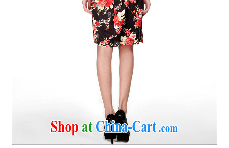 Wood is really the MOZEN 2015 spring and summer new stamp duty, short cheongsam dress dresses package mail 01,088 01 black M saffron pictures, price, brand platters! Elections are good character, the national distribution, so why buy now enjoy more preferential! Health