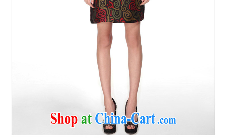 Wood is really the 2015 new female necks Chinese Silk Cheongsam elegant floral dress package mail 11,570 01 black XXXL pictures, price, brand platters! Elections are good character, the national distribution, so why buy now enjoy more preferential! Health