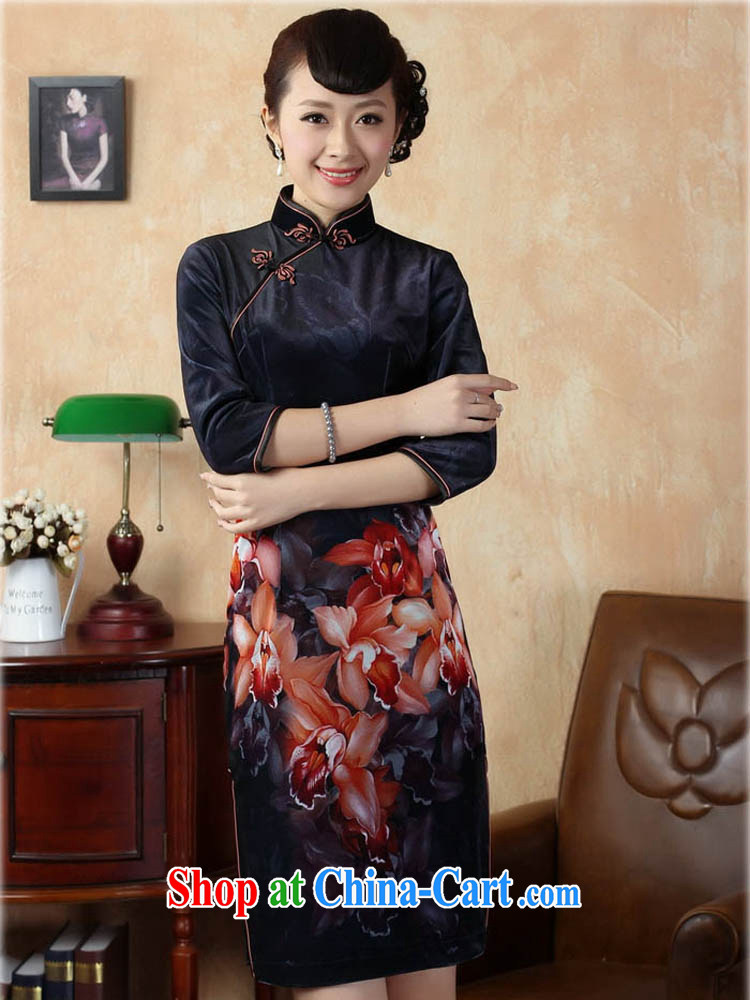 Ko Yo vines into colorful 2015 new retro cuff in improved stylish gold velour cheongsam dress Chinese Dress Ethnic Wind short cheongsam dress TD 0002 wine red 170/XL pictures, price, brand platters! Elections are good character, the national distribution, so why buy now enjoy more preferential! Health