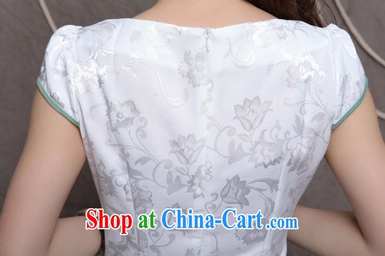 2014 summer, daily high-end Ethnic Wind and stylish Chinese qipao dress retro beauty graphics thin cheongsam green XXL pictures, price, brand platters! Elections are good character, the national distribution, so why buy now enjoy more preferential! Health