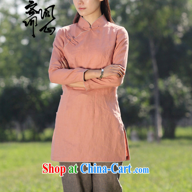 q heart Id al-Fitr autumn new Chinese made up for the charge-back dresses linen Chinese T-shirt WXZ 1664 the color manually set to do, take the next 15 days XL code, ask a vegetarian, shopping on the Internet