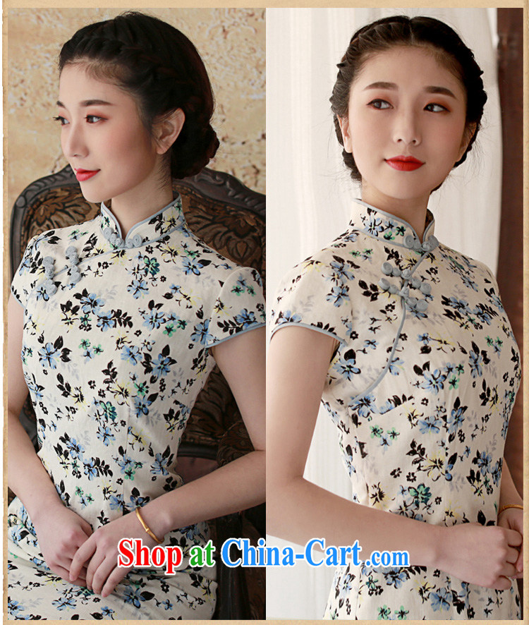 The proverbial hero once and for all -- Summer, Cheong Wa Dae improved cheongsam stylish summer new linen short-sleeve cotton Ma antique cheongsam dress red L pictures, price, brand platters! Elections are good character, the national distribution, so why buy now enjoy more preferential! Health