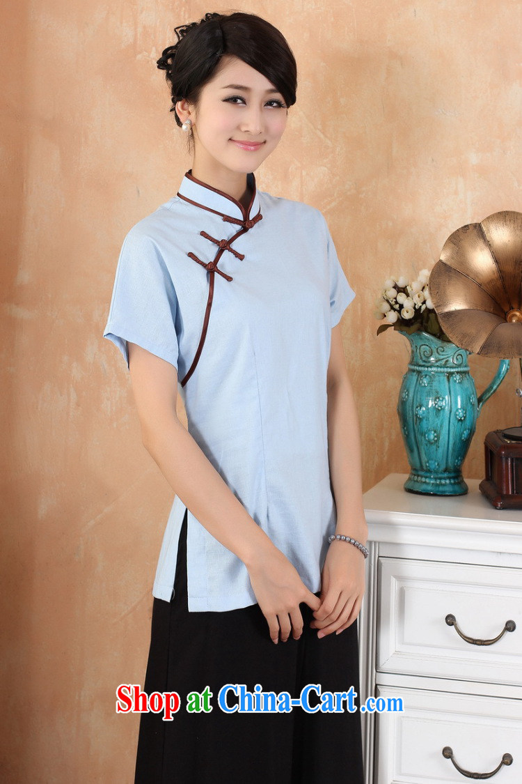 Again, Ms. Jing Tang Women's clothes summer T-shirt, cotton for the beauty Chinese Han-female improved Chinese short-sleeved 2378 - 2 white 4XL (recommendation 155 - 165 jack) pictures, price, brand platters! Elections are good character, the national distribution, so why buy now enjoy more preferential! Health
