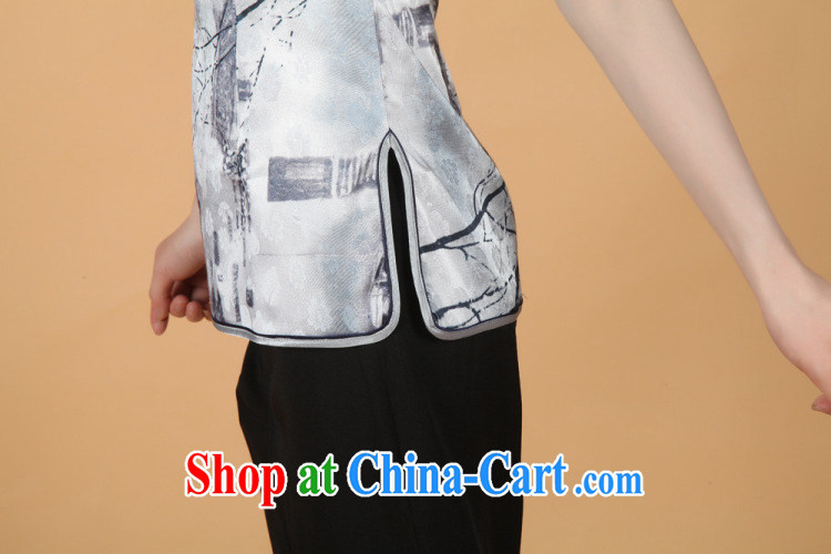 Again, Ms. Jing Tang Women's clothes summer wear T-shirt, collar stretch cotton Chinese Han-female improved Tang replace short-sleeved 2337 - 1 white 2XL (150 - 160 ) jack pictures, price, brand platters! Elections are good character, the national distribution, so why buy now enjoy more preferential! Health