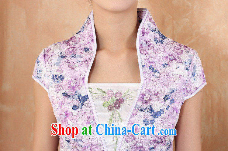 To facilitate payment Miss Au summer new, short-sleeved stamp China wind improved cheongsam - 1 purple 2 XL (120 - 130 ) jack pictures, price, brand platters! Elections are good character, the national distribution, so why buy now enjoy more preferential! Health