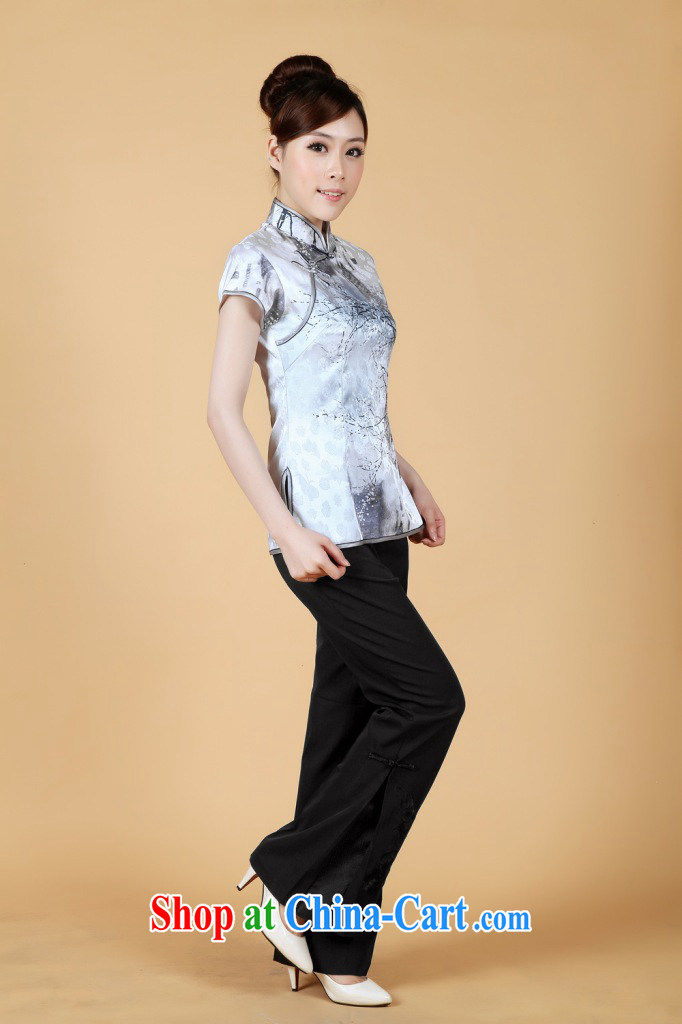 The floor is still building new summer dress season, stamp duty for short-sleeved Chinese improved cheongsam - 1 white M pictures, price, brand platters! Elections are good character, the national distribution, so why buy now enjoy more preferential! Health