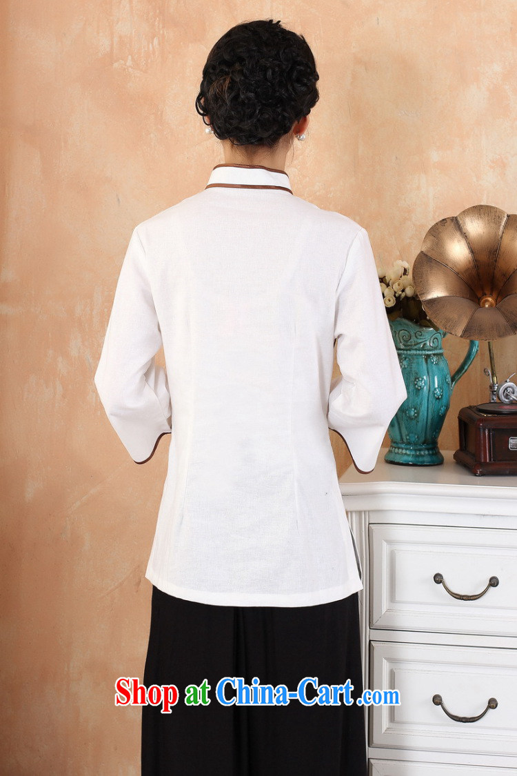 Nigeria, the 2014 new summer, for coin short-sleeved larger Chinese improved hand-painted robes - 2 white 3XL pictures, price, brand platters! Elections are good character, the national distribution, so why buy now enjoy more preferential! Health