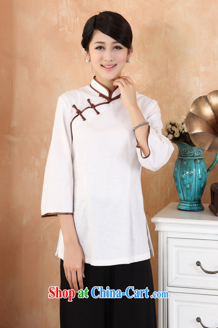 Nigeria, the 2014 new summer, for coin short-sleeved larger Chinese improved hand-painted robes - 2 white 3XL pictures, price, brand platters! Elections are good character, the national distribution, so why buy now enjoy more preferential! Health