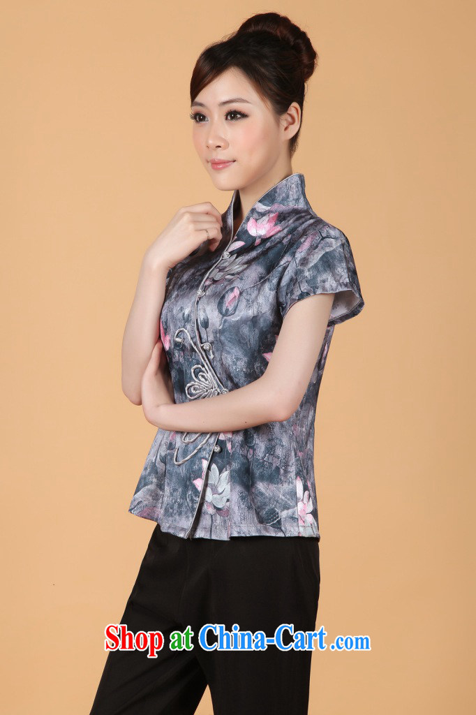 Floor is still building the new summer clothes, for coin short-sleeved stamp cheongsam girls - 1 gray M pictures, price, brand platters! Elections are good character, the national distribution, so why buy now enjoy more preferential! Health
