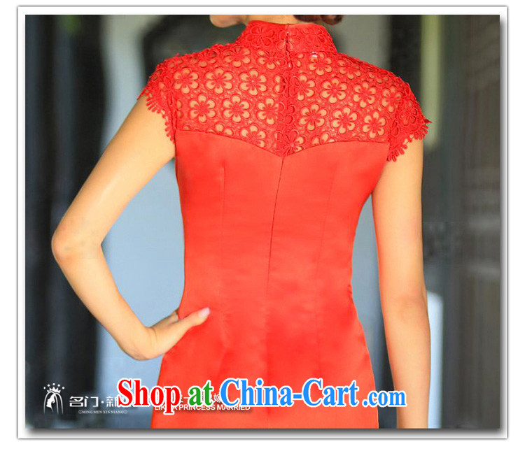 2015 new dresses lace Phoenix cheongsam short bag shoulder cheongsam Stylish retro dresses 109 L pictures, price, brand platters! Elections are good character, the national distribution, so why buy now enjoy more preferential! Health