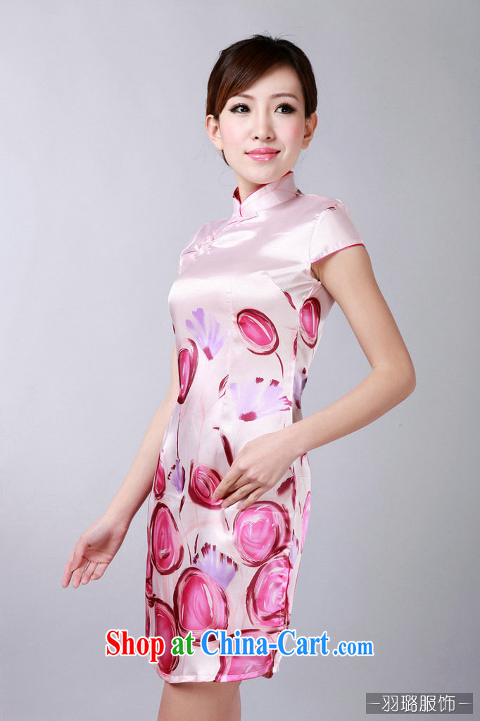 Jessup, new retro improved, for manual for summer short-sleeve dresses cheongsam Chinese TD 0182 #pink XXL pictures, price, brand platters! Elections are good character, the national distribution, so why buy now enjoy more preferential! Health
