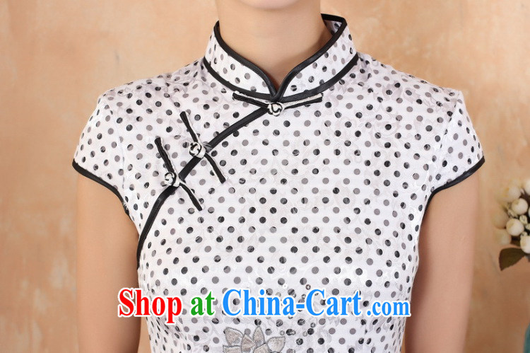 The Jing contributed new summer gardening little Lotus figure, long, short-sleeved, for improved China wind cheongsam Chinese clothing show white 2XL (120 - 130 ) jack pictures, price, brand platters! Elections are good character, the national distribution, so why buy now enjoy more preferential! Health