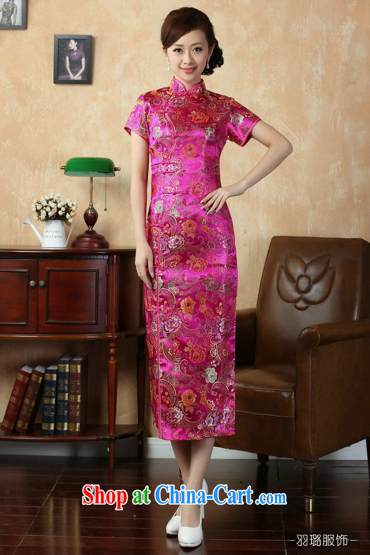 Jessup, new retro Ethnic Wind improved 10 tablets for short-sleeved, for long dresses cheongsam Chinese TJ 0025 # of red XXXL pictures, price, brand platters! Elections are good character, the national distribution, so why buy now enjoy more preferential! Health