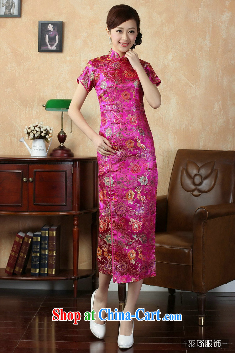 Jessup, new retro Ethnic Wind improved 10 tablets for short-sleeved, for long dresses cheongsam Chinese TJ 0025 # of red XXXL pictures, price, brand platters! Elections are good character, the national distribution, so why buy now enjoy more preferential! Health
