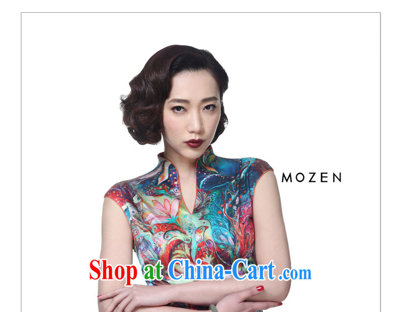 Wood is really the 2015 summer new Chinese style Silk Cheongsam dress cheongsam dress girl package mail 42,741 12 deep yellow XXL (A) pictures, price, brand platters! Elections are good character, the national distribution, so why buy now enjoy more preferential! Health