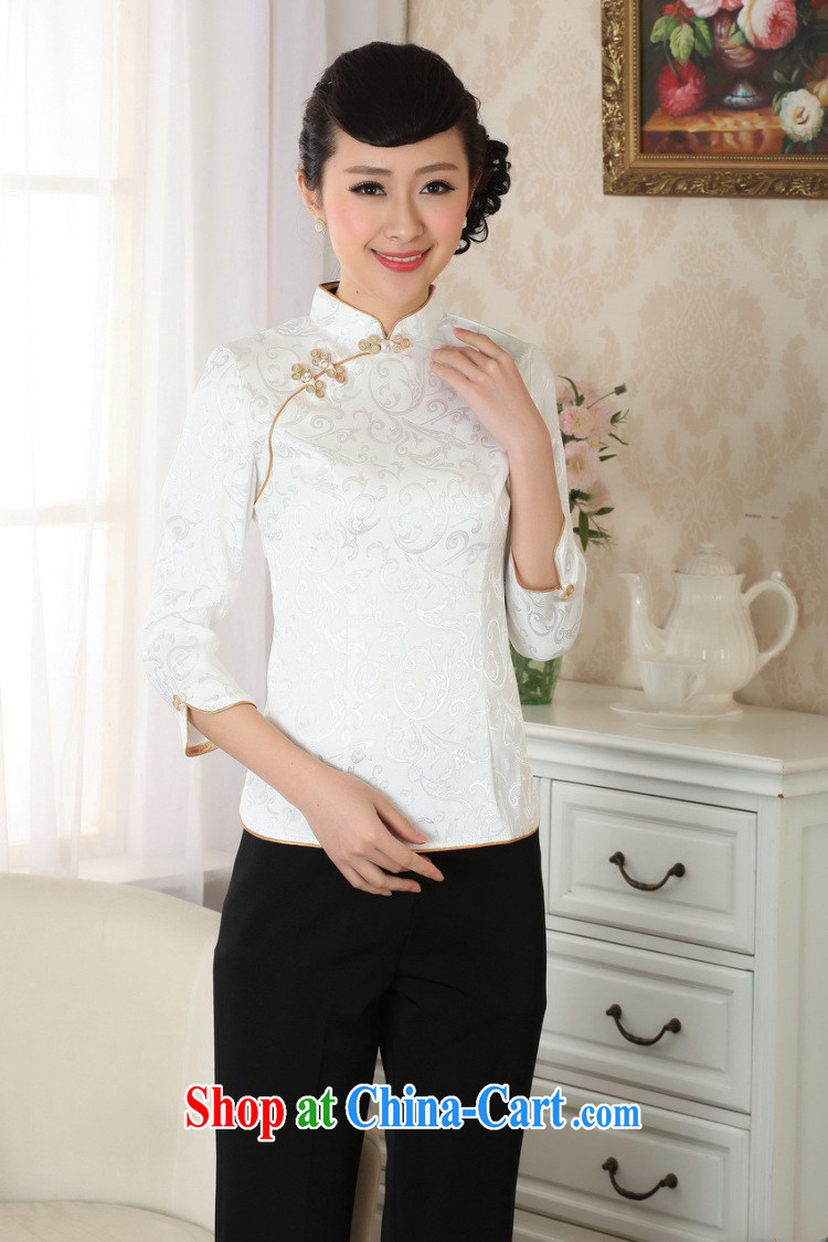Jessup, new Ethnic Wind improved retro, for cultivating hand-tie shirt Tang replace TA 0051 #white M pictures, price, brand platters! Elections are good character, the national distribution, so why buy now enjoy more preferential! Health