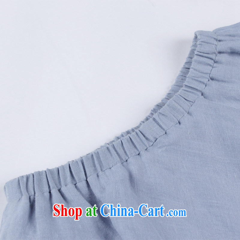 National wind cotton the skirt body linen summer dress, female Big skirts BSQ 001 blue, code, CHOSHAN LADIES, shopping on the Internet