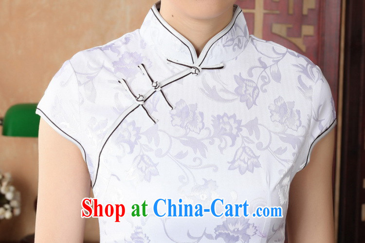 Jessup, new retro improved, for manually for cultivating short-sleeved qipao Chinese female qipao dresses female TD 0227 #white XXL pictures, price, brand platters! Elections are good character, the national distribution, so why buy now enjoy more preferential! Health