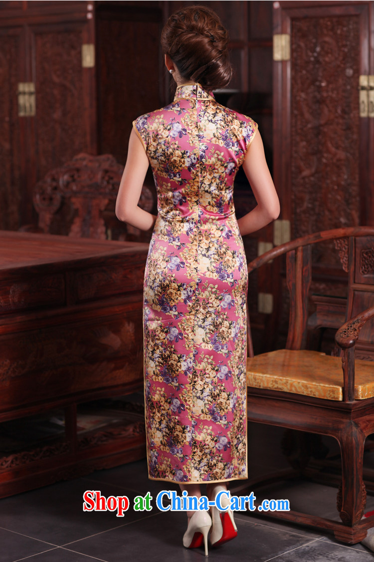 Birds love to ask Chamber Fang 2015 spring new retro long high the forklift truck is Silk Cheongsam QD 463 fancy XXL pictures, price, brand platters! Elections are good character, the national distribution, so why buy now enjoy more preferential! Health