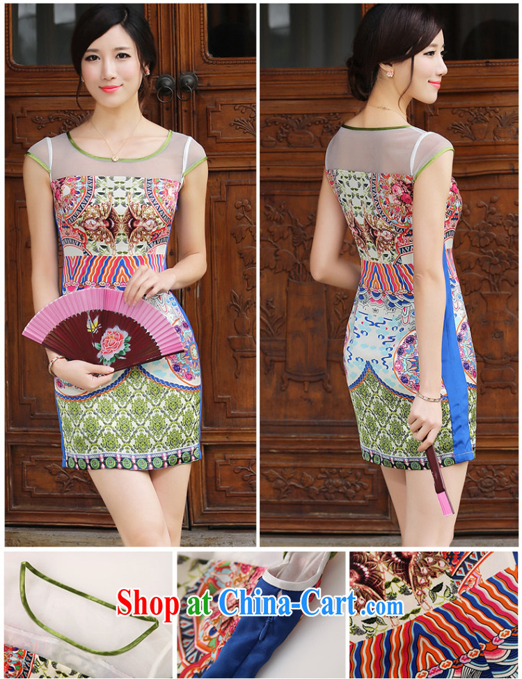 The CYD HO Kwun Tong' summer ice 2014 summer new sexy dresses ethnic wind antique stamp women 4418 QD XXL suit pictures, price, brand platters! Elections are good character, the national distribution, so why buy now enjoy more preferential! Health