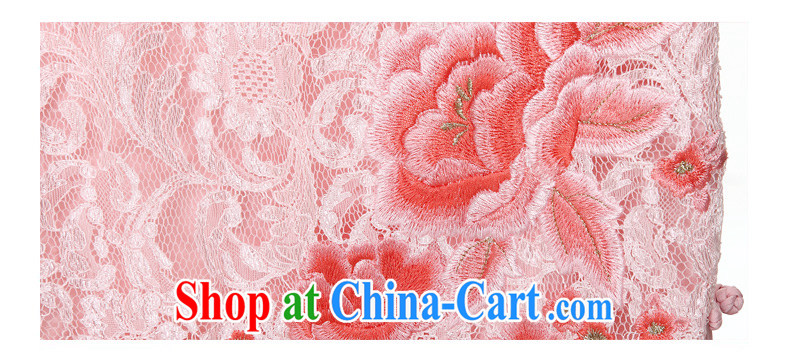 Wood is really a summer 2015 new female Chinese Embroidery elegant dress sleeveless short cheongsam package mail 21,951 19 light pink XL pictures, price, brand platters! Elections are good character, the national distribution, so why buy now enjoy more preferential! Health