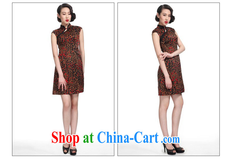 Wood is really a summer 2015 new Chinese elegant Leopard Silk Cheongsam dress 11,585 08 coffee the red point XXL pictures, price, brand platters! Elections are good character, the national distribution, so why buy now enjoy more preferential! Health