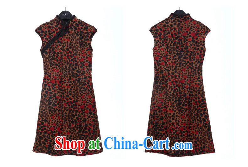Wood is really a summer 2015 new Chinese elegant Leopard Silk Cheongsam dress 11,585 08 coffee the red point XXL pictures, price, brand platters! Elections are good character, the national distribution, so why buy now enjoy more preferential! Health