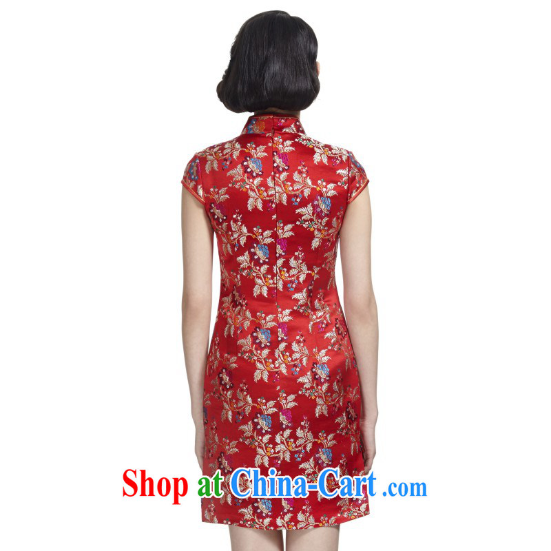 Wood is really the 2015 spring and summer new dress is silk wedding dresses elegant bridal dresses female package mail 22,113 05 red XXL (B), wood really has, shopping on the Internet